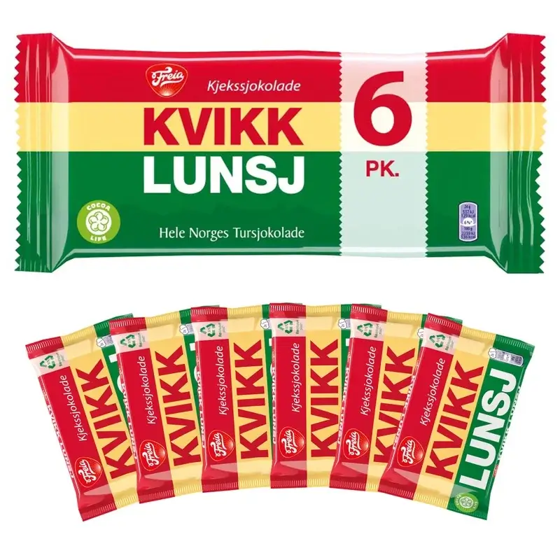 Kvikk Lunsj|比一般巧克力更有挪威戶外文化