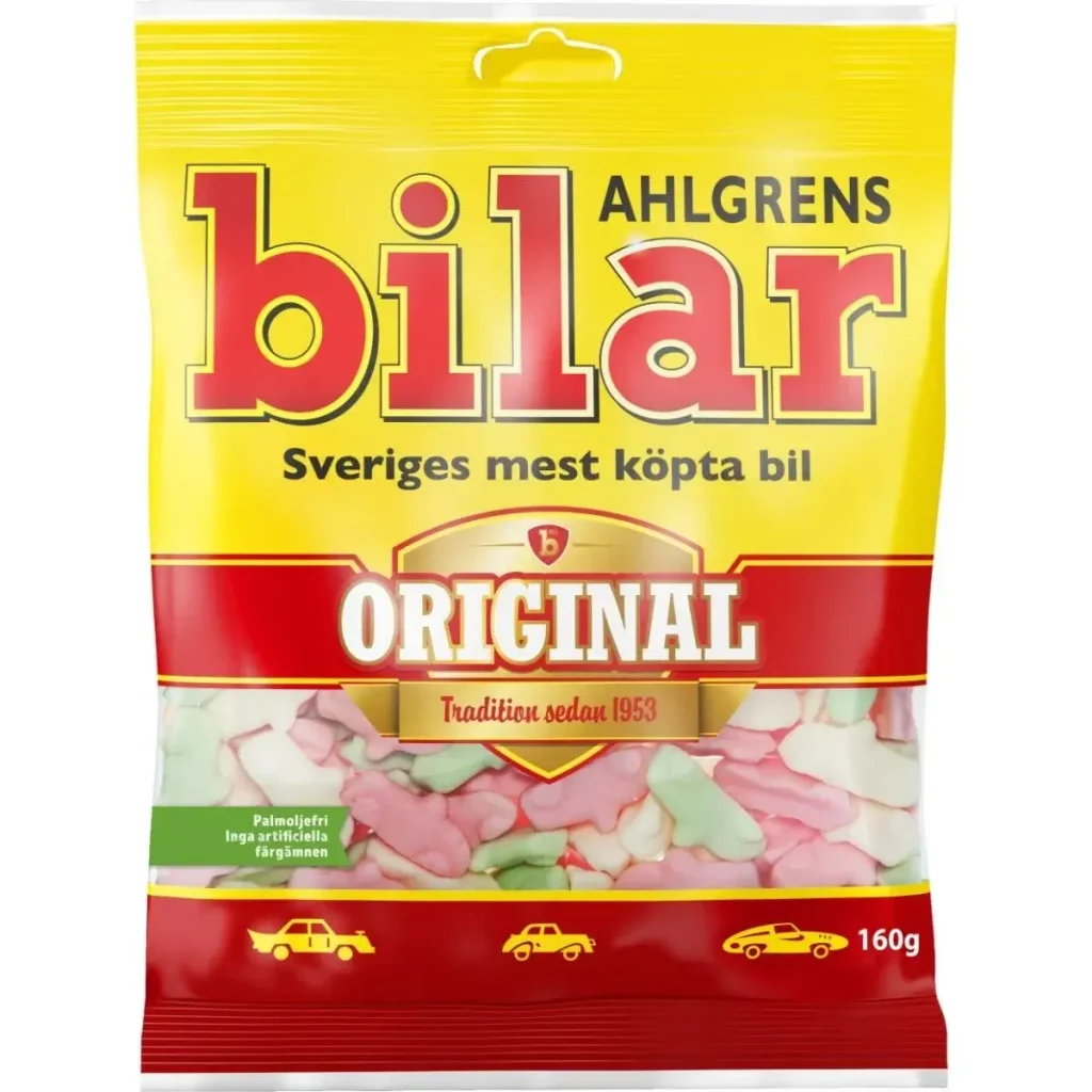 Ahlgrens Bilar 汽車軟糖｜最有辨識度的瑞典軟糖